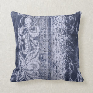 Batik, Indigo Cushion