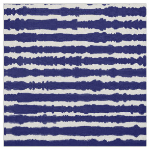 Batik Indigo Style Stripes Fabric