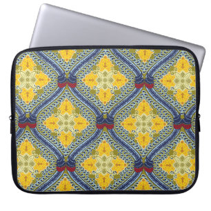 Batik Indonesian: is a technique of wax-resist dye Laptop Sleeve