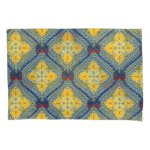 Batik Indonesian Wax-Resist Dyeing Technique Pillowcase