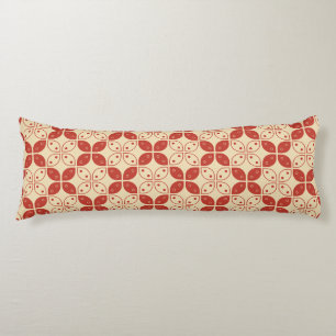 Batik Kawung, Indonesian Pattern, Javanese, Ethnic Body Cushion