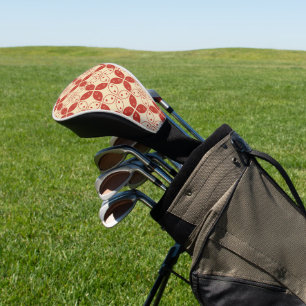Batik Kawung, Indonesian Pattern, Javanese, Ethnic Golf Head Cover