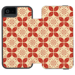 Batik Kawung, Indonesian Pattern, Javanese, Ethnic Incipio Watson™ iPhone 5 Wallet Case