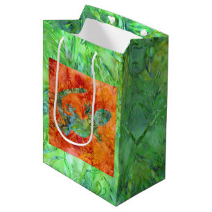 Batik Lizard Medium Gift Bag