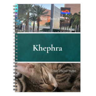 Batik Name and Photo Collage Notebook