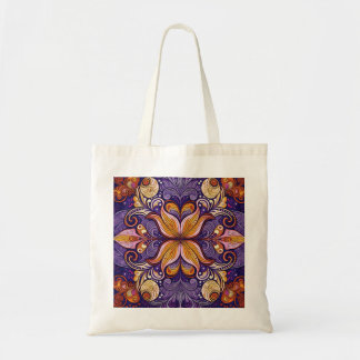 Batik Purple Tote Bag