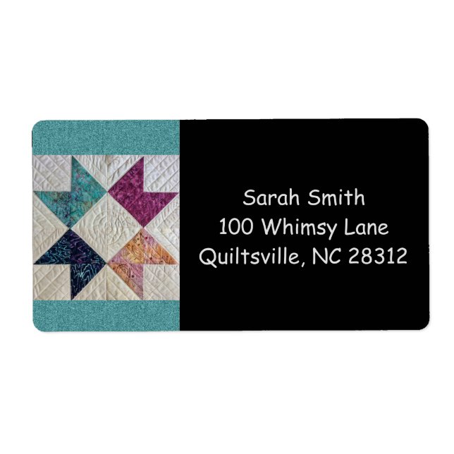 Batik Quilt Address Labels (Front)