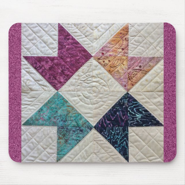 Batik Quilt Mouse Pad (Front)