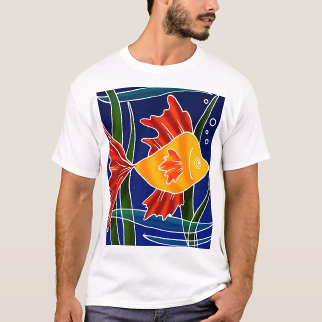 Batiqued Fish T-Shirt (Front)