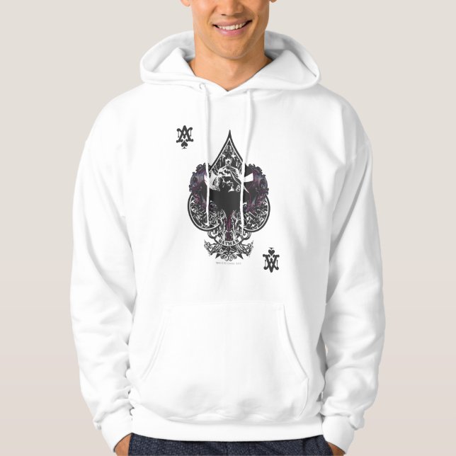 Batman Ace of Spaces Gothic Crest Hoodie (Front)