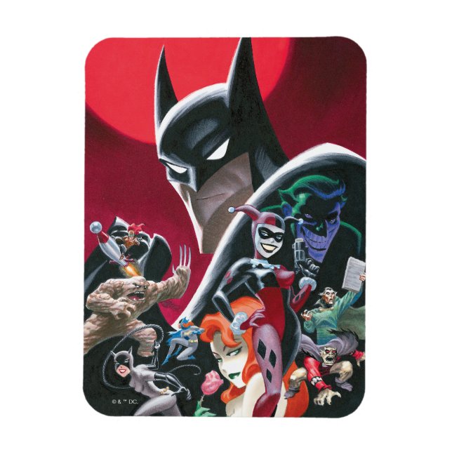 Batman Adventures Dangerous Dames & Demons Magnet (Vertical)