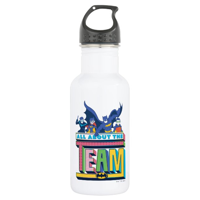 Batman | All About The Team 532 Ml Water Bottle (Front)