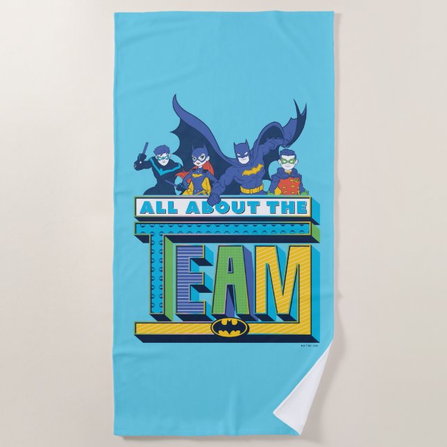 Batman | All About The Team Beach Towel (Front)