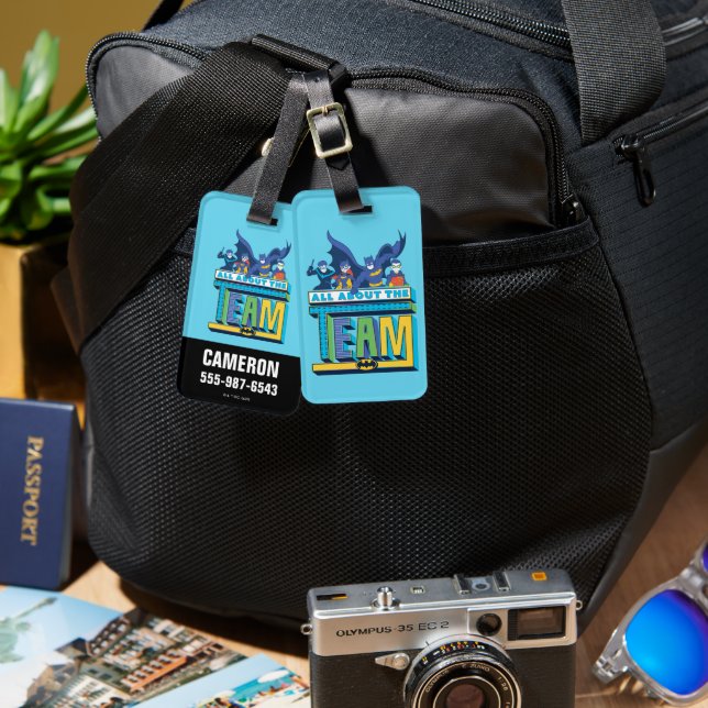 Batman | All About The Team Luggage Tag (Front & Back)