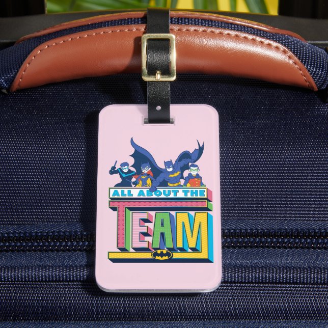 Batman | All About The Team Luggage Tag (Front Insitu 2)