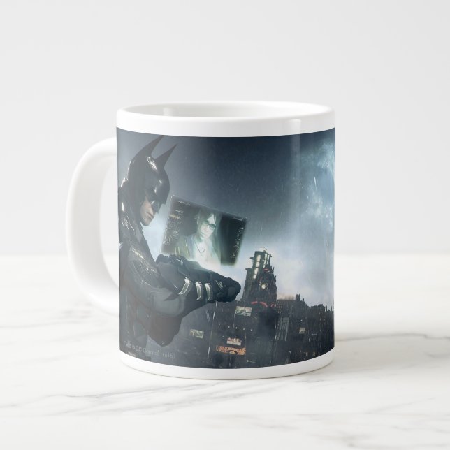 Batman And Oracle Large Coffee Mug (Front Left)