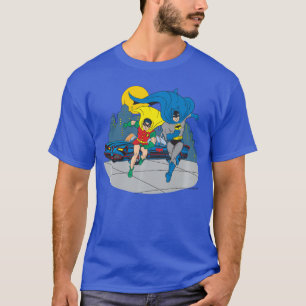 Batman and Robin Midnight Gotham Retro Vintage Com T-Shirt