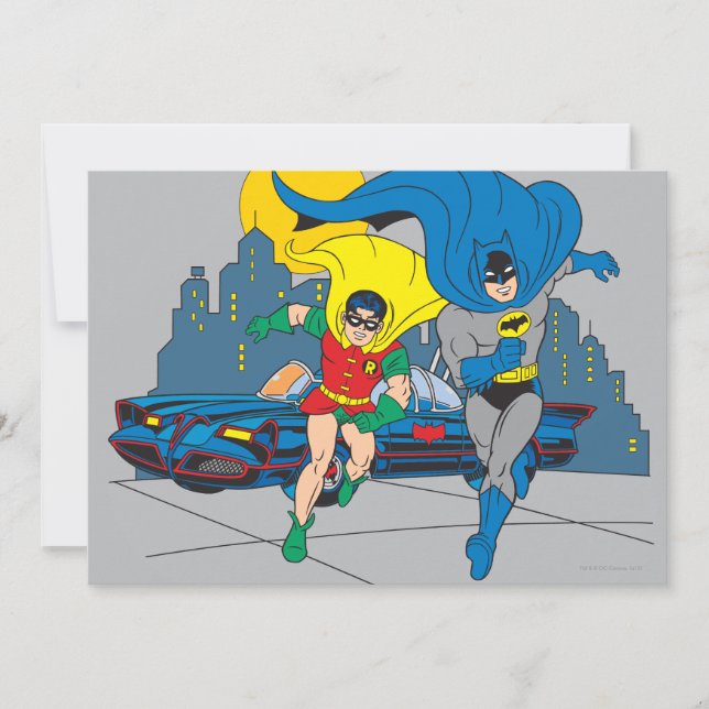 Batman And Robin Running (Front)