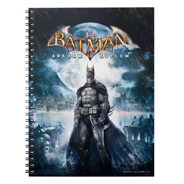 Batman: Arkham Asylum | Game Cover Art Spiral Notebook (Front)