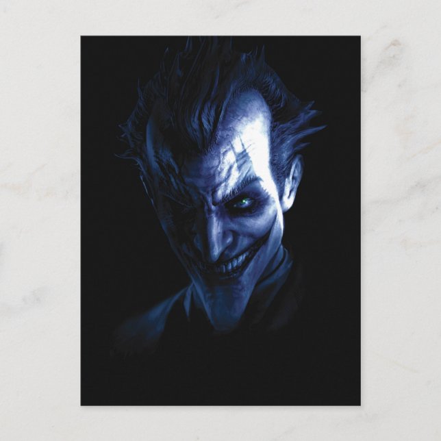 Batman: Arkham Asylum | The Joker In Shadow Postcard (Front)