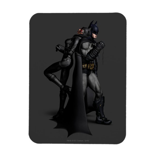Batman Arkham City | Batman and Catwoman Magnet (Vertical)