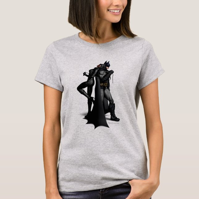 Batman Arkham City | Batman and Catwoman T-Shirt (Front)
