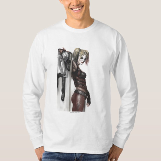 Batman Arkham City | Harley Quinn Illustration T-Shirt (Front)