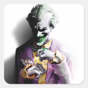 Batman Arkham City   Joker Square Sticker