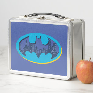 Batman   Arkham City Symbol Metal Lunch Box
