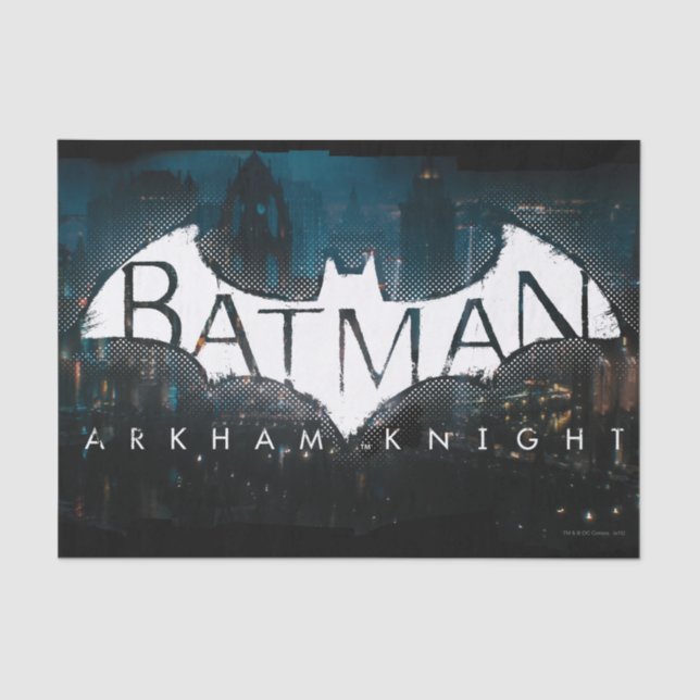 Batman Arkham Knight Gotham Logo Tissue Paper (Front)