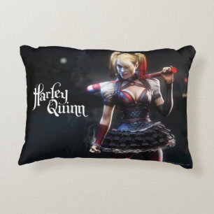 Batman Arkham Knight   Harley Quinn with Bat Decorative Cushion