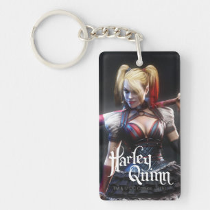 Batman Arkham Knight   Harley Quinn with Bat Key Ring