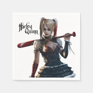 Batman Arkham Knight   Harley Quinn with Bat Napkin