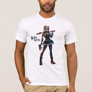 Batman Arkham Knight   Harley Quinn with Bat T-Shirt