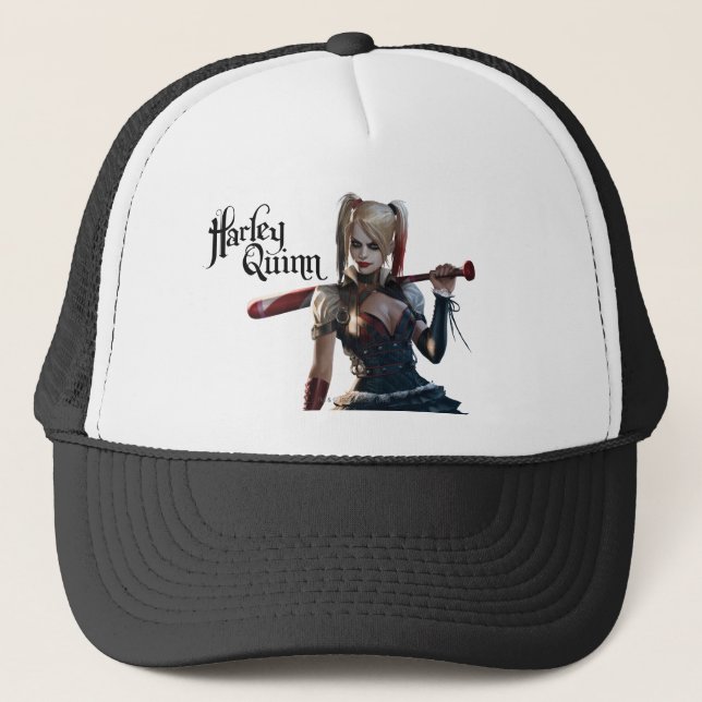 Batman Arkham Knight | Harley Quinn with Bat Trucker Hat (Front)