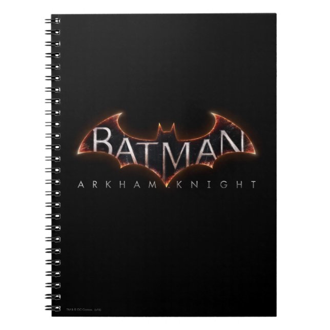Batman Arkham Knight Logo Spiral Notebook (Front)
