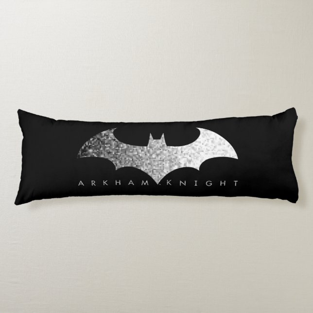 Batman Arkham Knight Pixel Logo Body Cushion (Front)