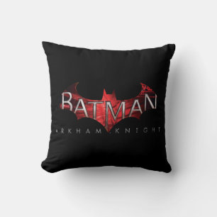 Batman Arkham Knight Red Logo Cushion