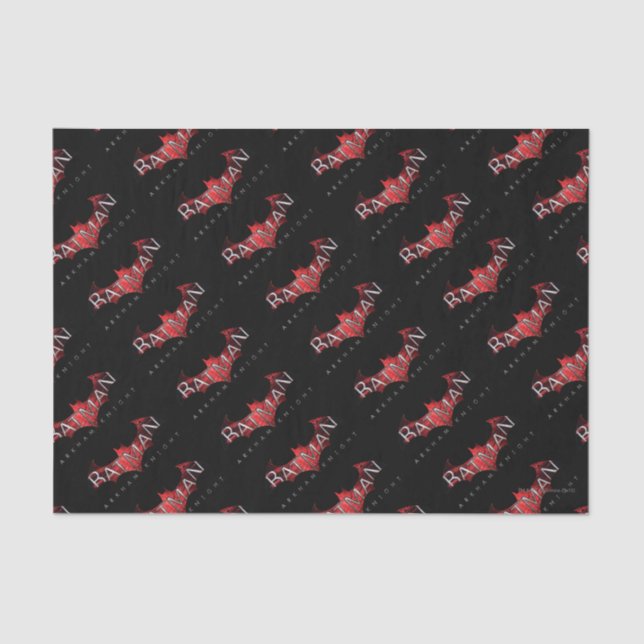 Batman Arkham Knight Red Logo Tissue Paper (Front)