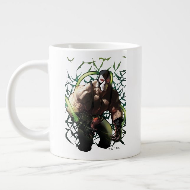 Batman Bane Bat Swarm Illustration Large Coffee Mug (Left)