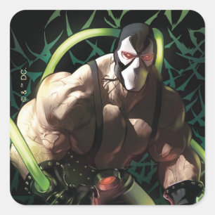 Batman Bane Bat Swarm Illustration Square Sticker