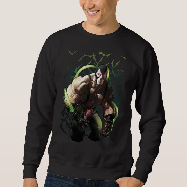 Batman Bane Bat Swarm Illustration Sweatshirt (Front)