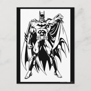 Batman Black and White Front Postcard