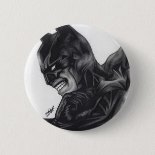Batman ~ Bruce Wayne 6 Cm Round Badge