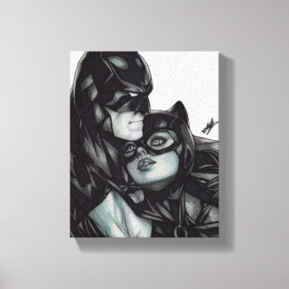 Batman & Catwoman ~ Bruce wayne & Selina Kyle Canvas Print