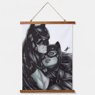 Batman & Catwoman ~ Bruce wayne & Selina Kyle Hanging Tapestry