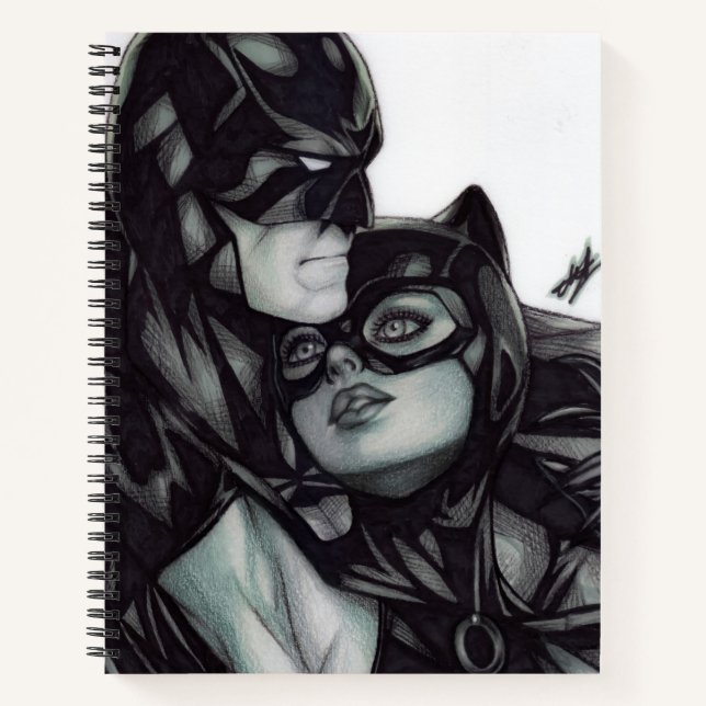 Batman & Catwoman ~ Bruce wayne & Selina Kyle Notebook (Front)