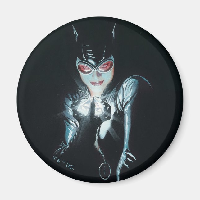Batman Catwoman Faces of Evil Cover Illustration Magnet (Front)