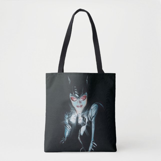 Batman Catwoman Faces of Evil Cover Illustration Tote Bag (Front)