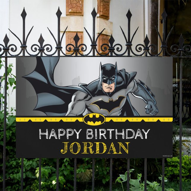 Batman | Chalkboard Happy Birthday Banner (Creator Uploaded)